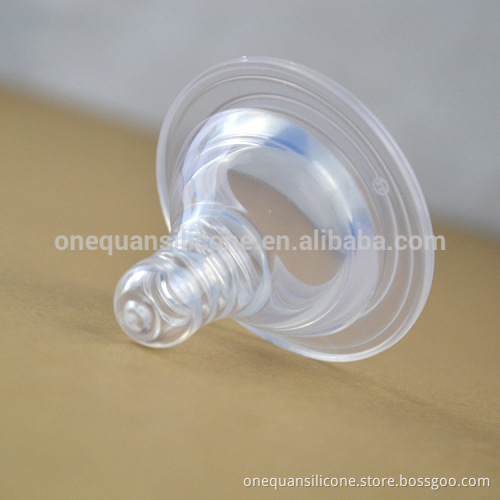baby transparent standard liquid silicone feeding bottle nipple teat